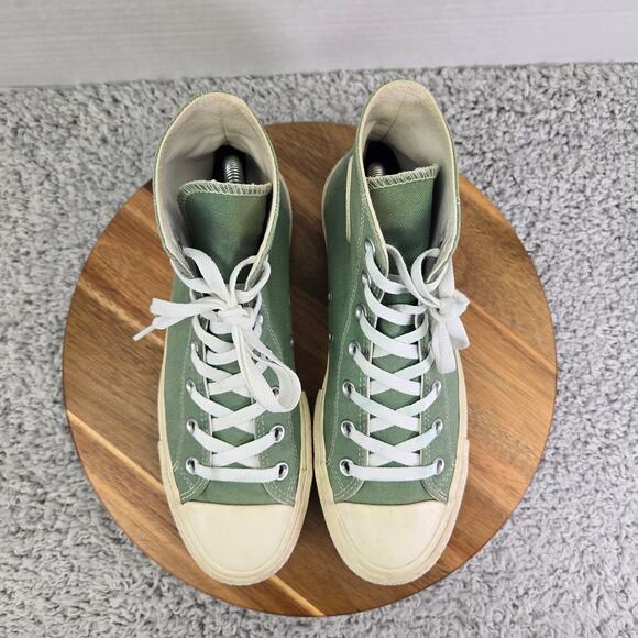 Converse CTAS All Star Lift Hi Platform By You Green Canvas Y2K Sneaker Womens 8 - Picture 5 of 13